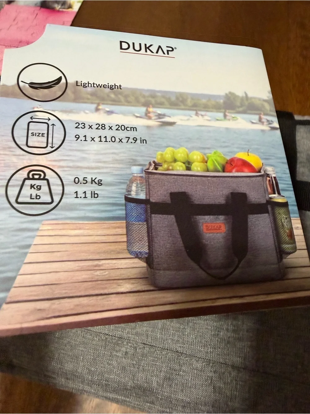 Gray Travel Duffle Bag for Men